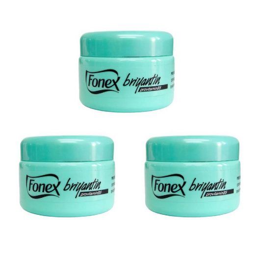 Fonex Briyantin Brilliantine Styling Cream 3 x 150 ml