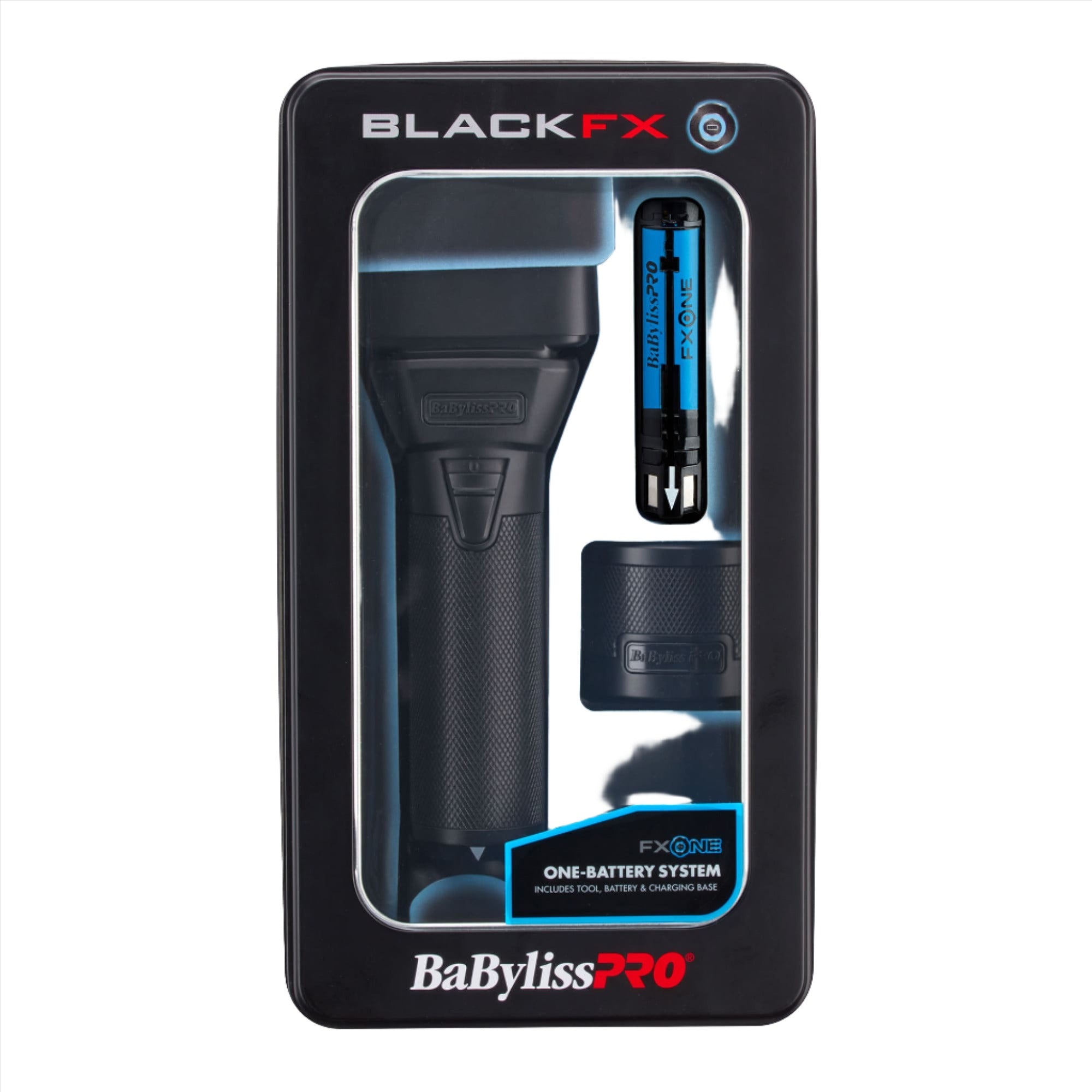 BabylissPro BlackFX FXONE Double Foil Stick Shaver FX79FSMB