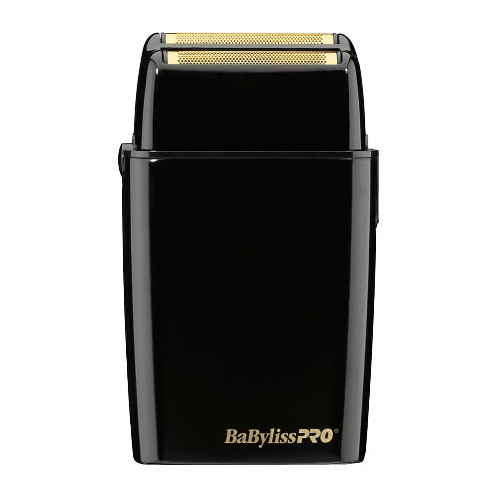 BabylissPro FOILFX02 Cordless Black Metal Double Foil Shaver FXFS2B