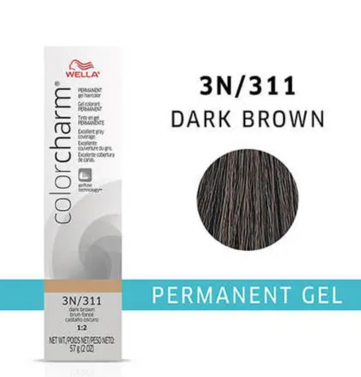 Color Charm Permanent Gel 2N/211 Very Dark Brown