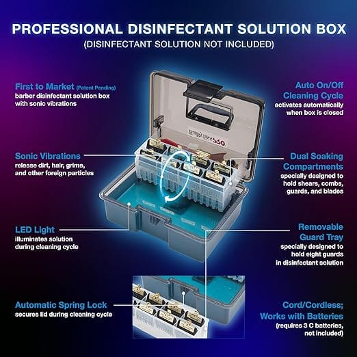 BabylissPro BarberSONIC Professional Disinfectant Solution Box