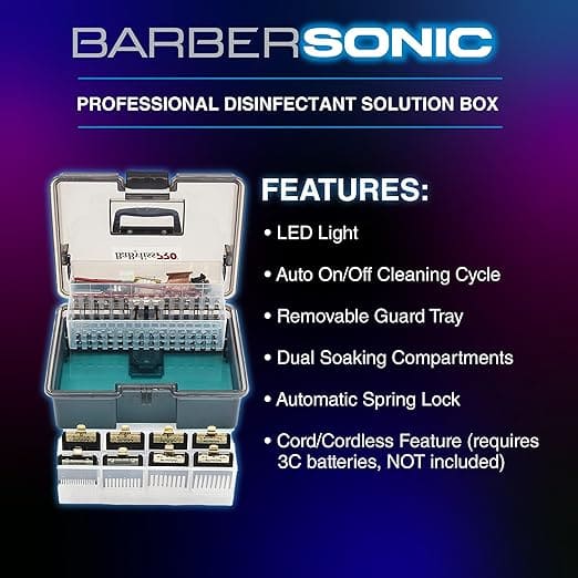 BabylissPro BarberSONIC Professional Disinfectant Solution Box