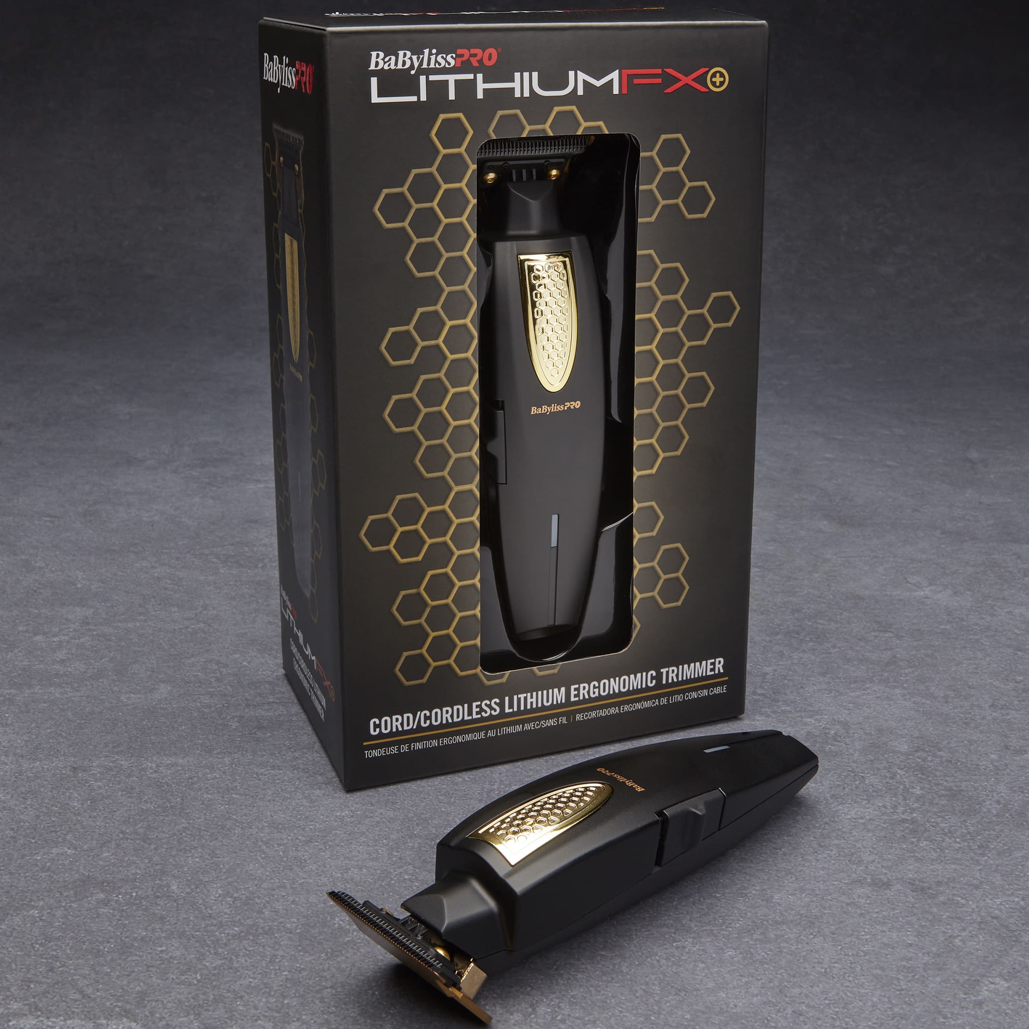 BabylissPro LITHIUMFX CORD/CORDLESS LITHIUM ERGONOMIC TRIMMER  FX773N