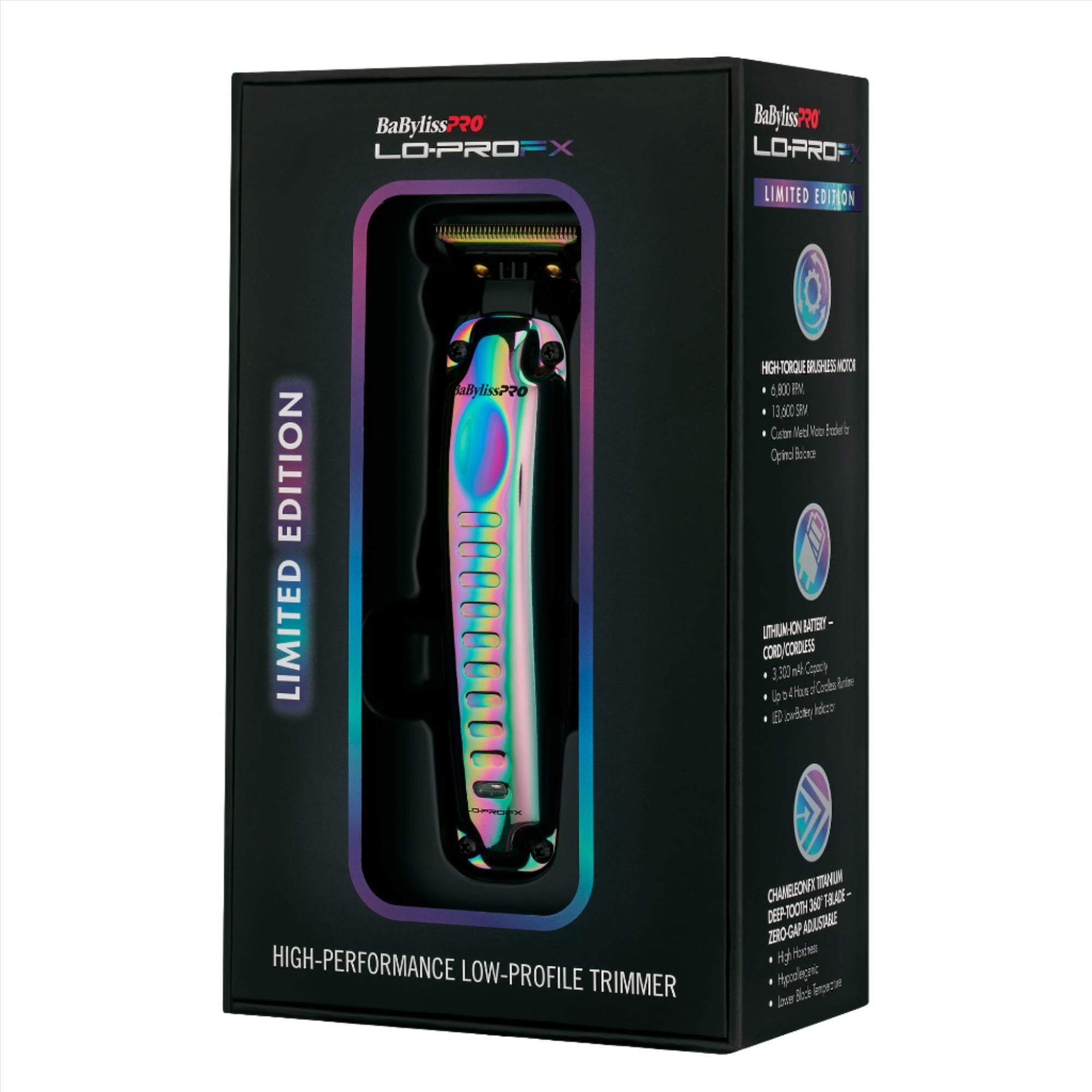 BabylissPro Lo-ProFX Limited Edition Iridescent High-Performance Low-Profile Trimmer FX726RB