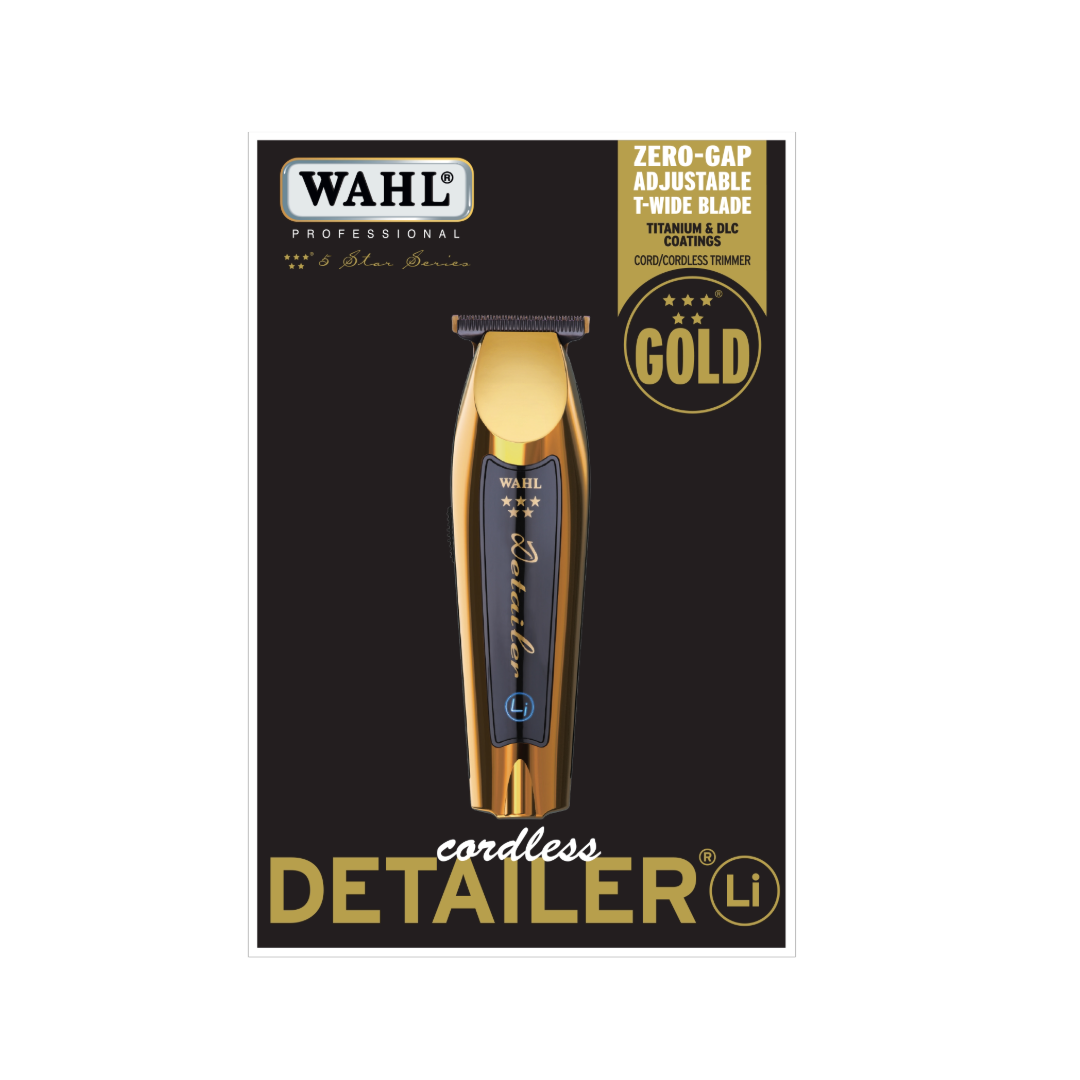 Wahl 5 STAR CORDLESS DETAILER Li Tirmmer GOLD