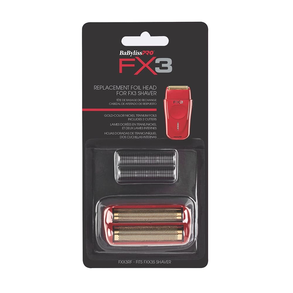 BABYLISSPRO® REPLACEMENT FOILS & CUTTERS FOR FX3 SHAVER (FXX3S) FXX3RF