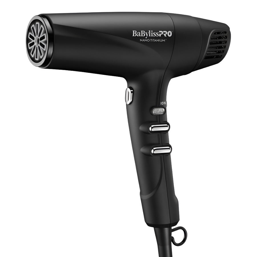 BabylissPro NANO-TITANIUM DUAL IONIC HIGH-SPEED HAIRDRYER - BNT9100BKC