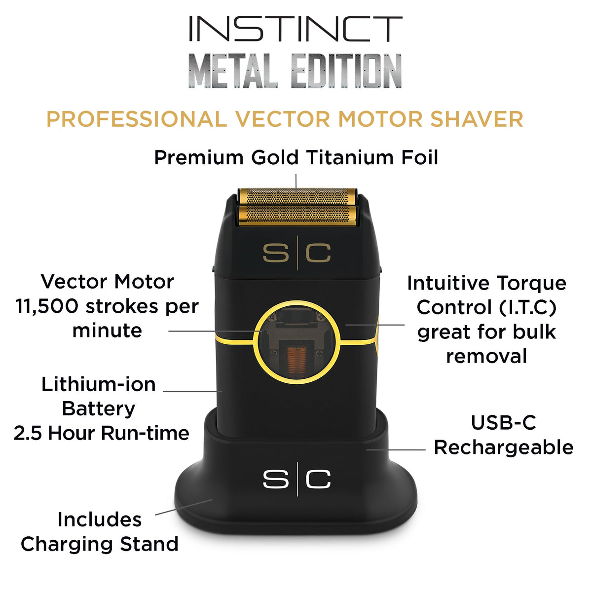 Stylecraft Instinct Metal Foil Shaver SC807B