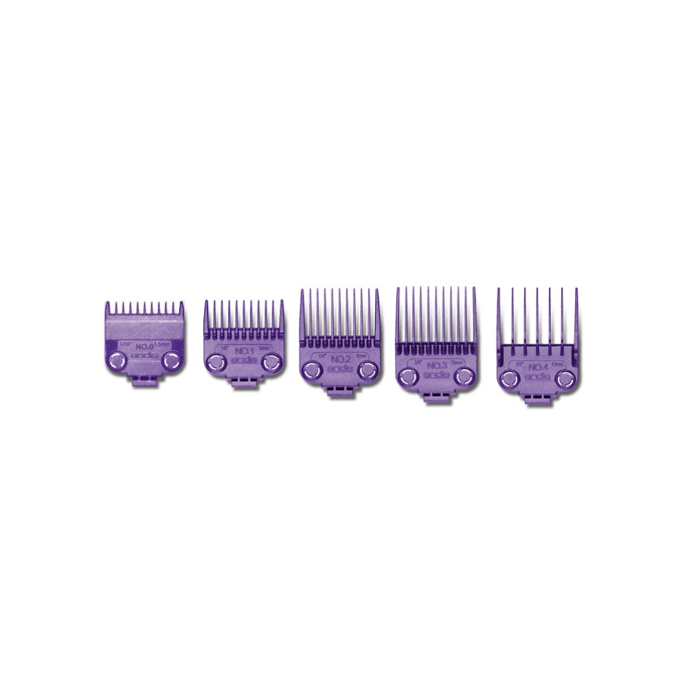 Andis Master® Dual Magnet Small 5-Comb Set - Barber World Plus