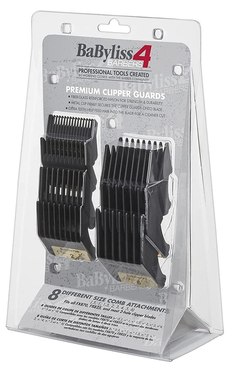 BaByliss PRO Clipper Guard Set 8pc (FXPCG) Gold/Black color