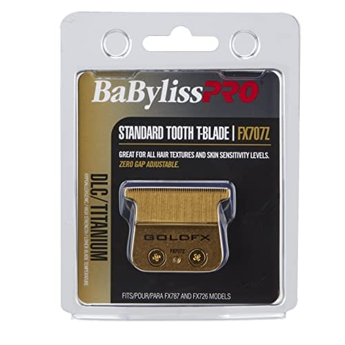 BabylissPro REPLACEMENT DLC/TITANIUM ULTRA-THIN STANDARD-TOOTH T-BLADE FX707Z