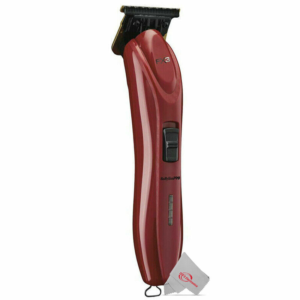 BabylissPro FX3 Professional High-Torque Cordless Trimmer FXX3T - Red