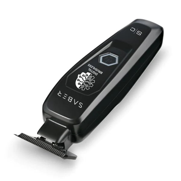 StyleCraft SABER - PROFESSIONAL FULL METAL BODY DIGITAL BRUSHLESS MOTOR CORDLESS HAIR TRIMMER - BLACk-SC403B